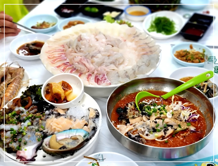 너무 싱싱했던 회랑 해산물 사진