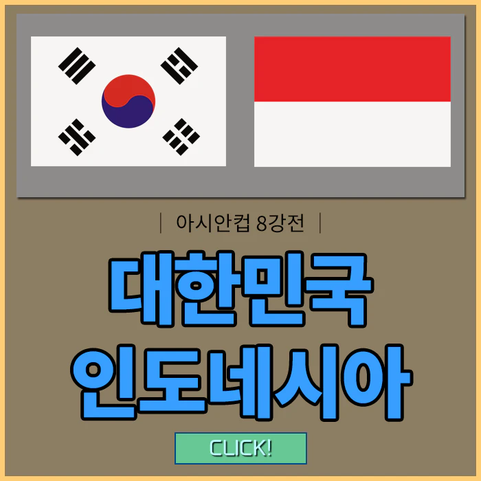 대한민국대 인도네시아