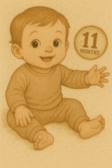 11개월 아기 이미지