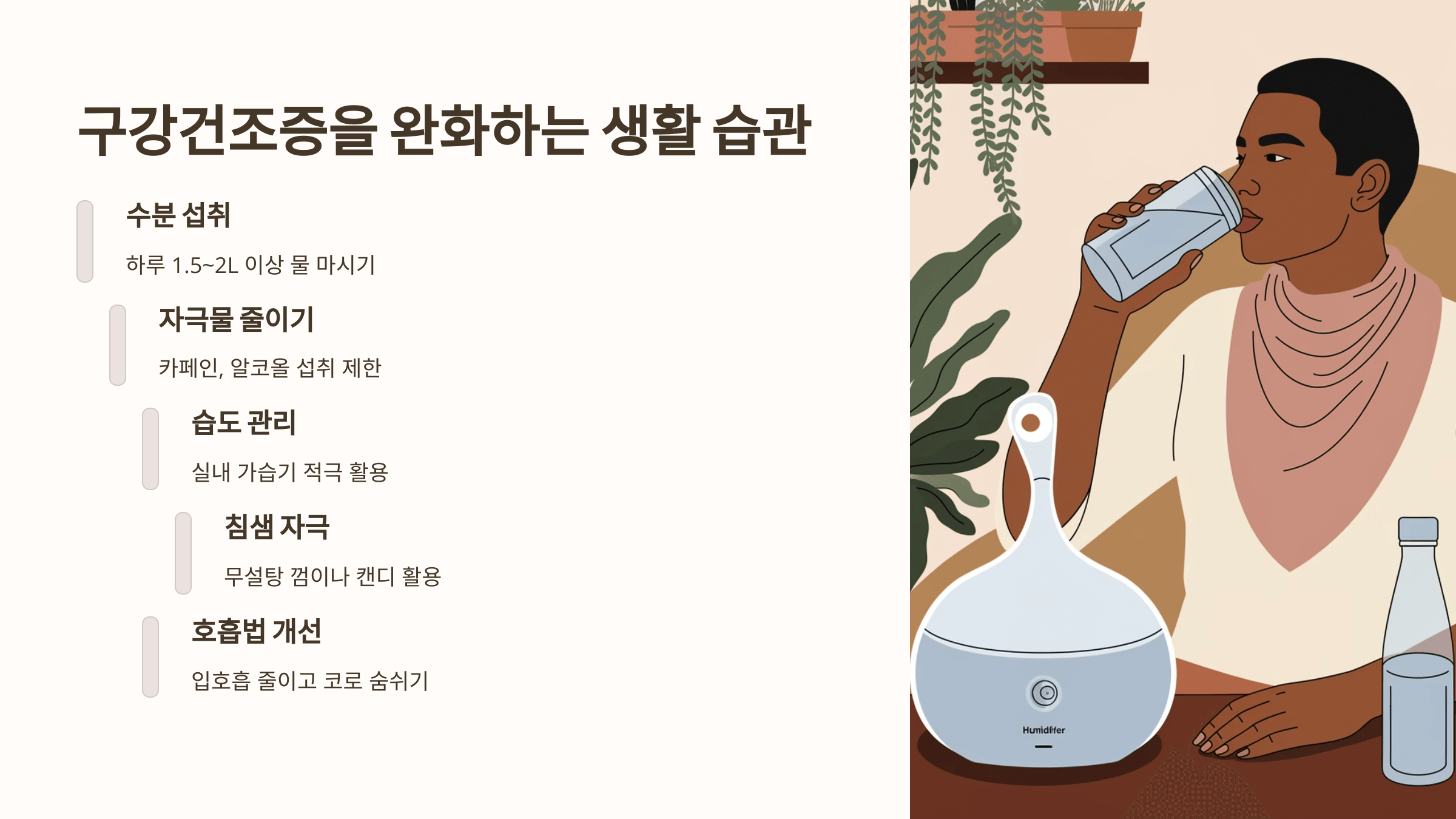 입안 사진입니다.