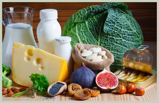 칼슘이 풍부한 음식