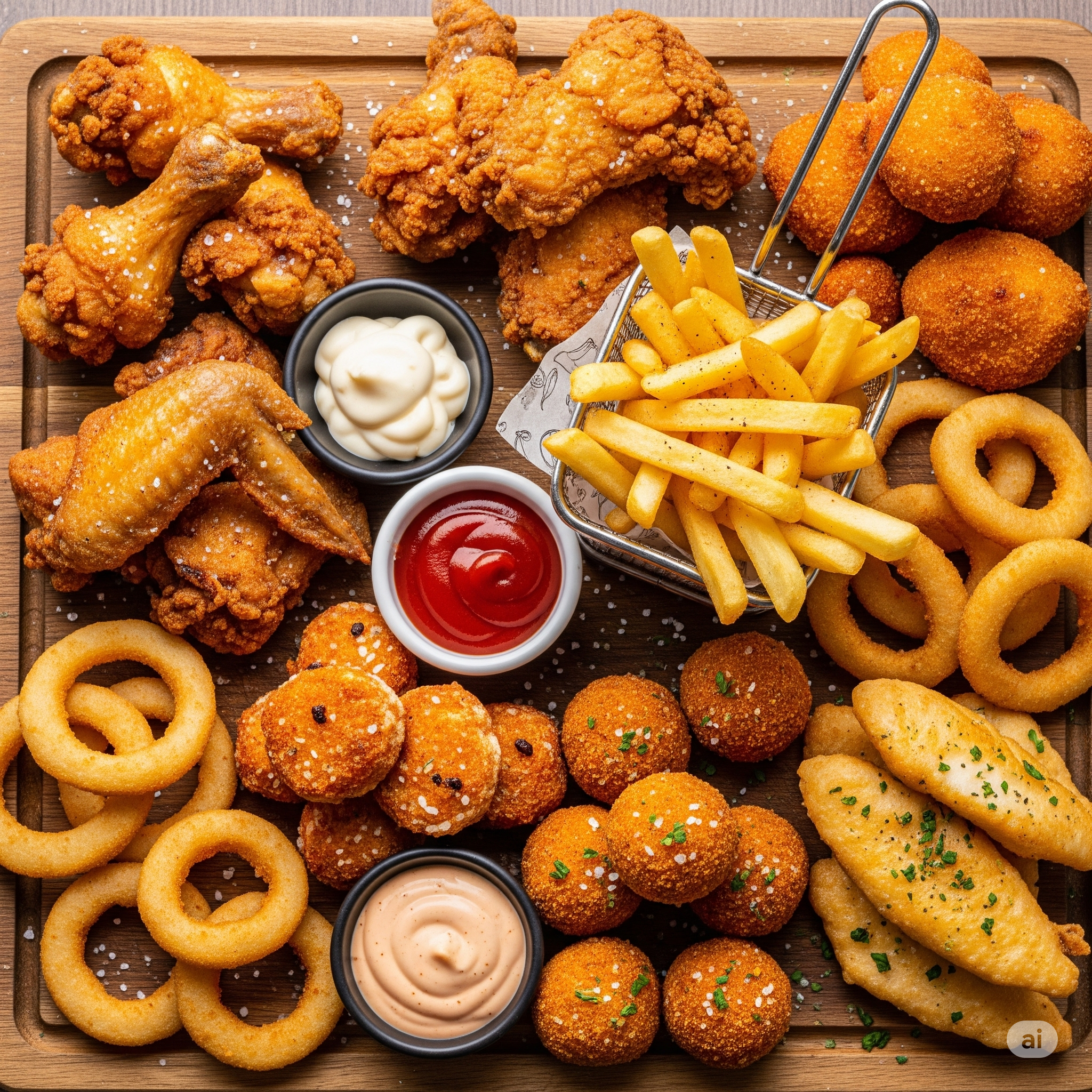 만성 염증의 원인 튀김류