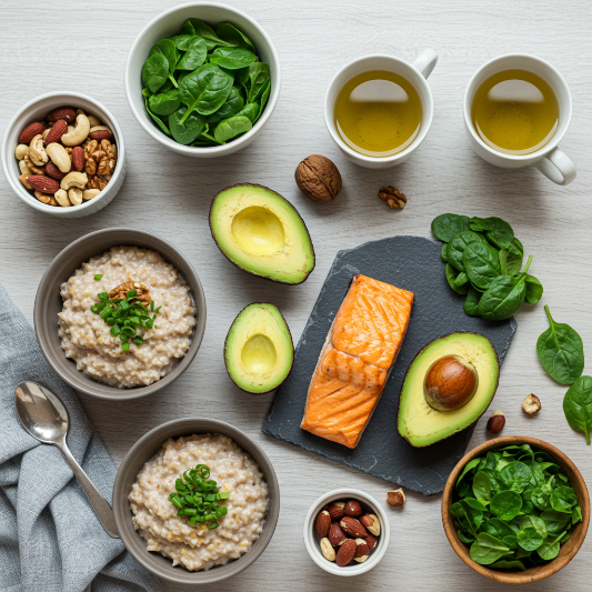 콜레스테롤 낮추는 자연식