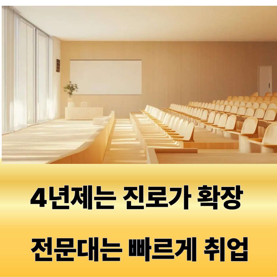 4년제와 전문대