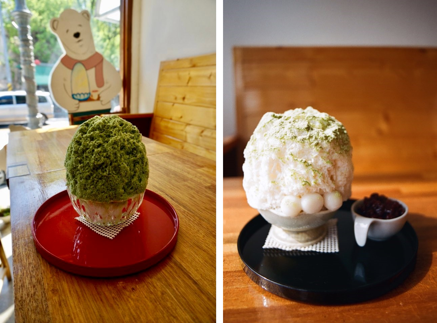 부빙 빙수 메뉴 사진