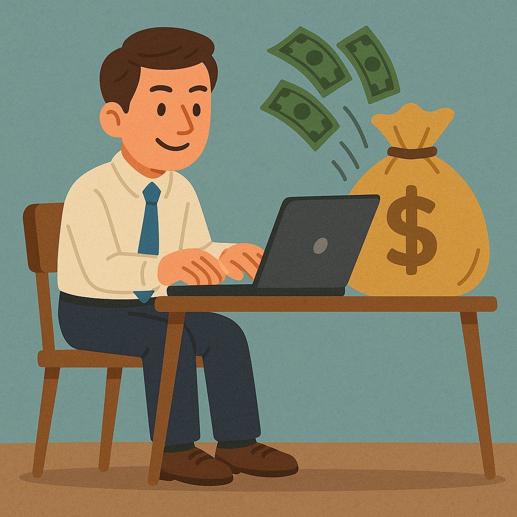 월급쟁이 책상에서 수익 올리는 일러스트2