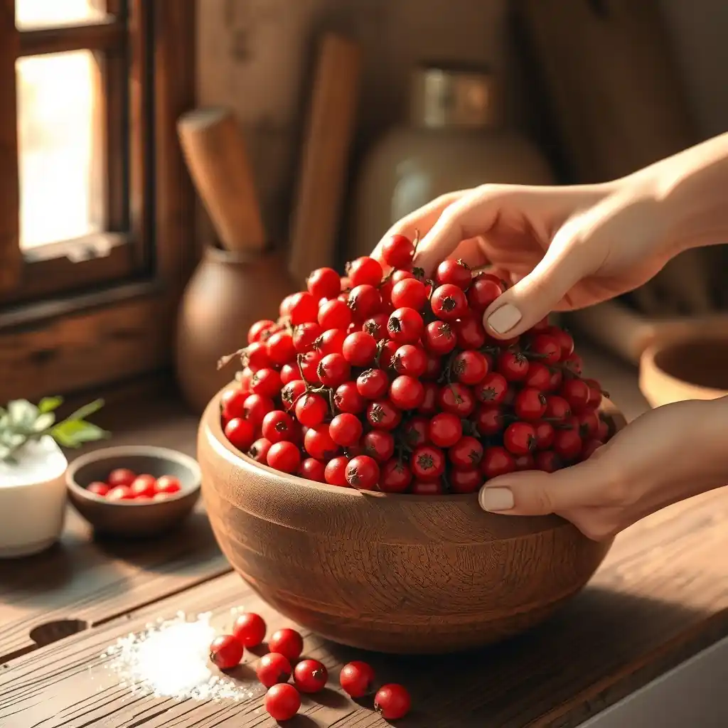 마가목 열매 먹는법의 기본과 안전한 섭취 방법을 설명하는 이미지입니다.