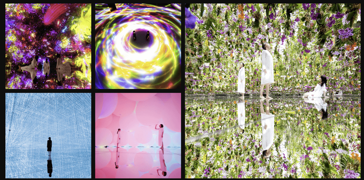 초현실적인 빛의 터널