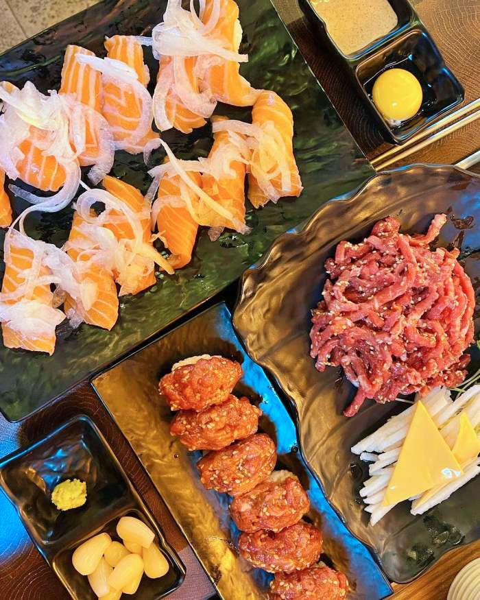 하남 미사 식당 무한리필 육회 연어 황새치 참치 무제한 무한리필 가격파괴Why 맛집 추천