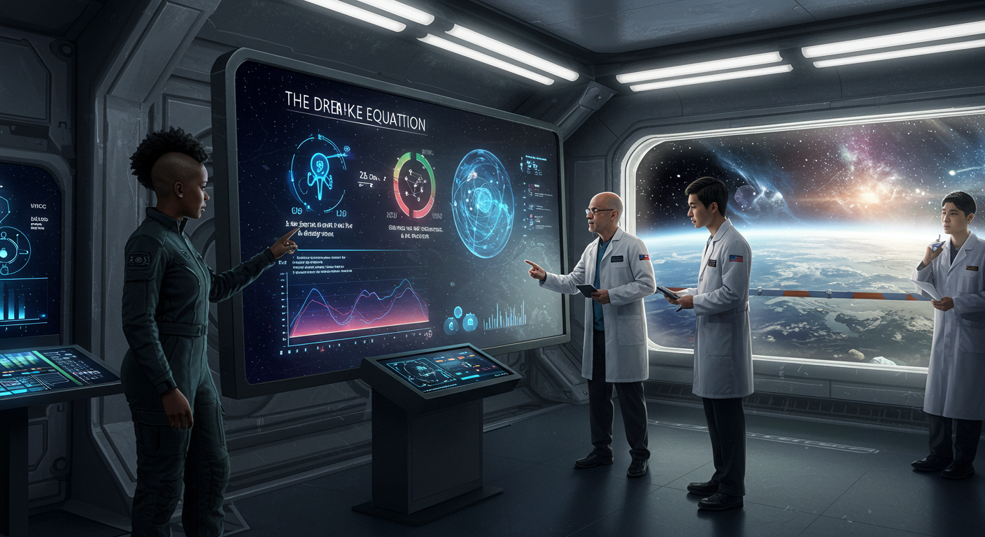 외계 생명체 탐색의 핵심, 드레이크 방정식이란? 인포그래픽