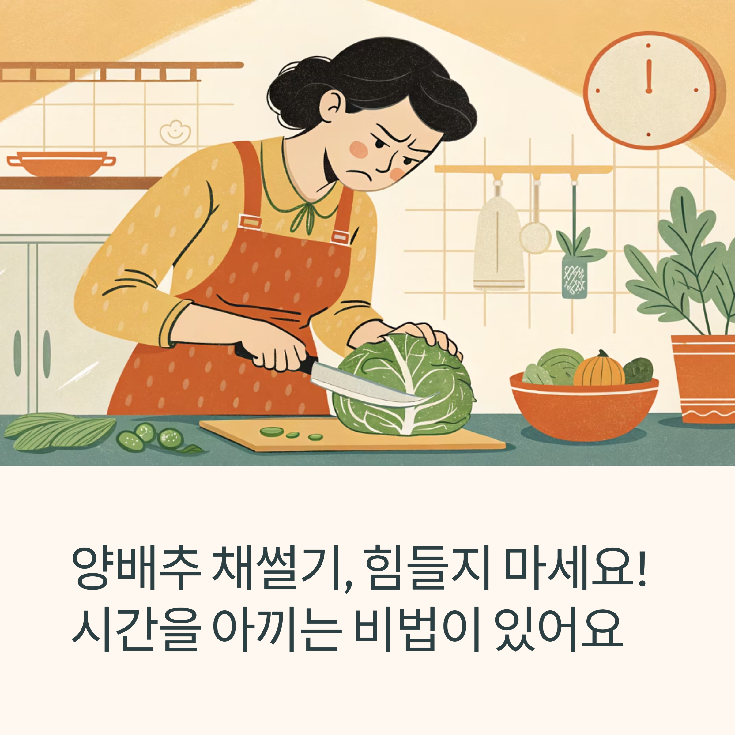 양배추 채썰기, 칼보다 빠른 이 도구 하나면 끝!