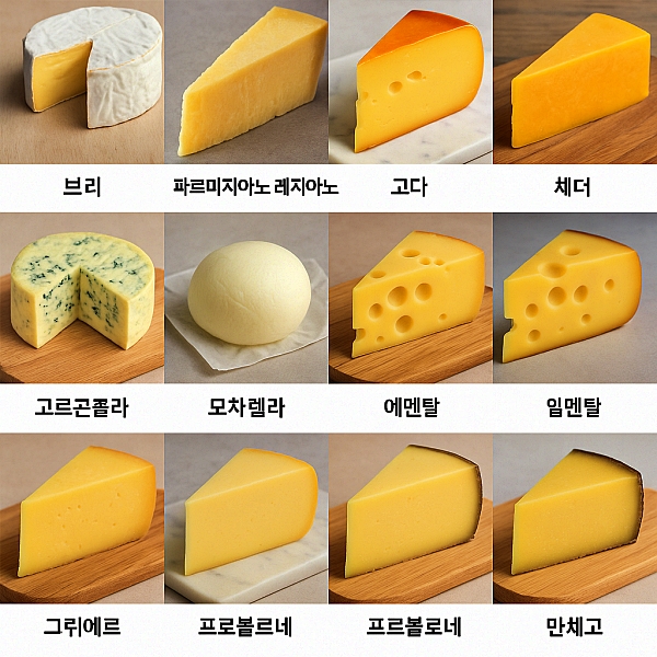 세계를 대표하는 치즈 TOP 10