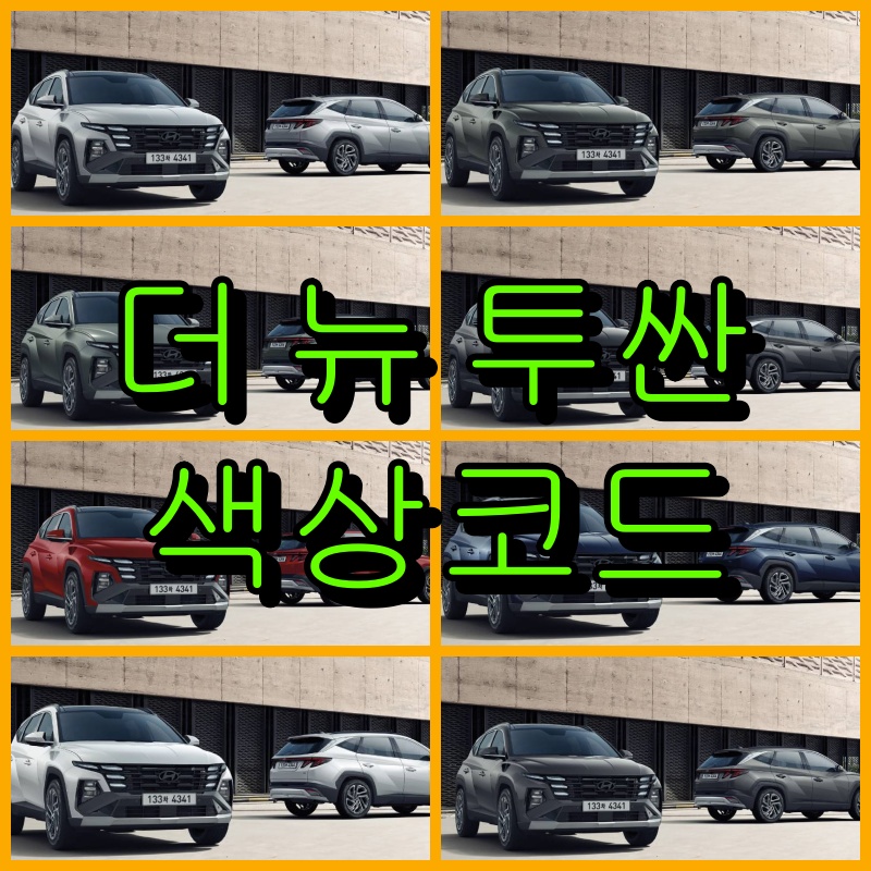 더뉴투싼 색상코드