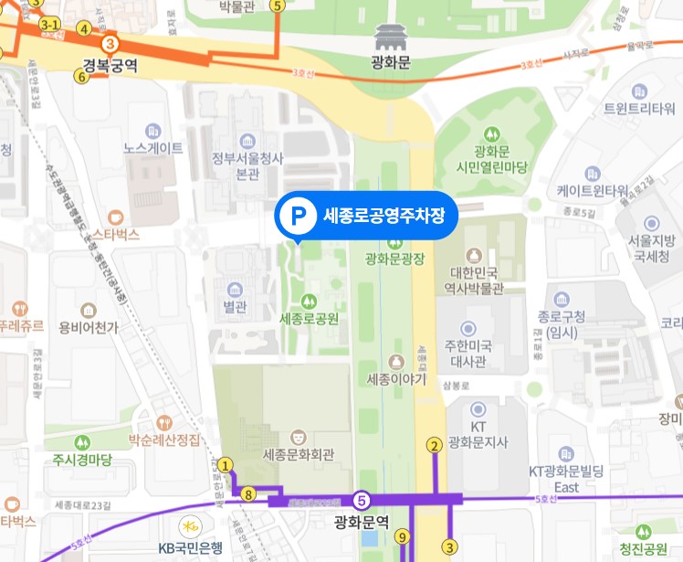 서울-빛초롱-축제-주차장-위치를-설명하는-그림