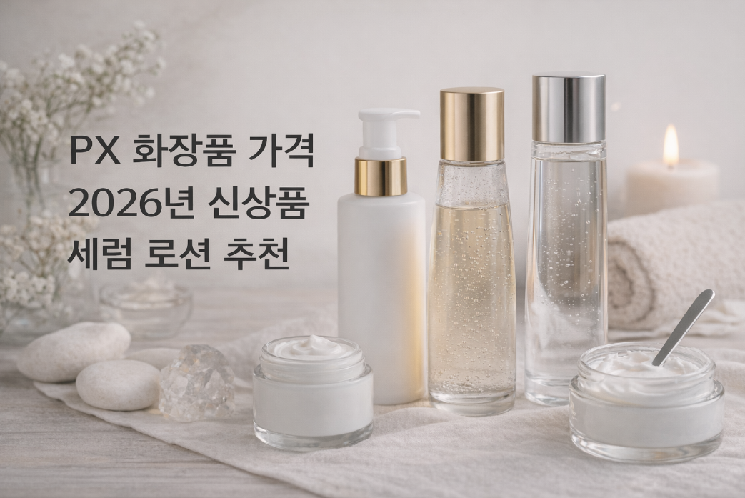 PX 화장품 2026 신상 세럼&middot;로션 가격 총정리