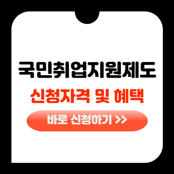 국민취업지원제도 신청자격