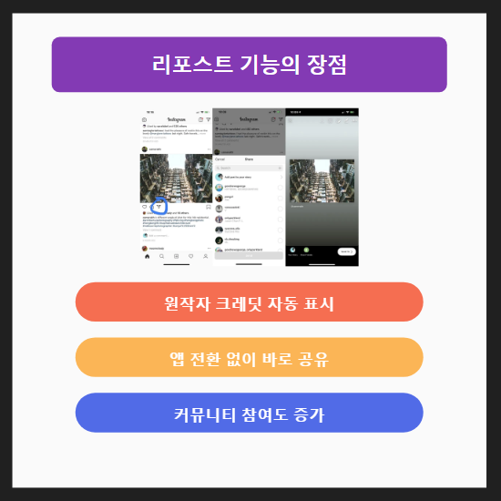 왜 인스타그램 리포스트 기능이 중요할까요?