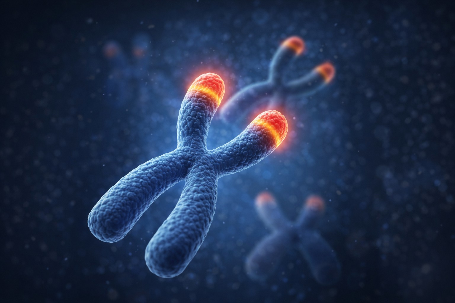 스트레스-텔로미어-세포노화 관련 사진