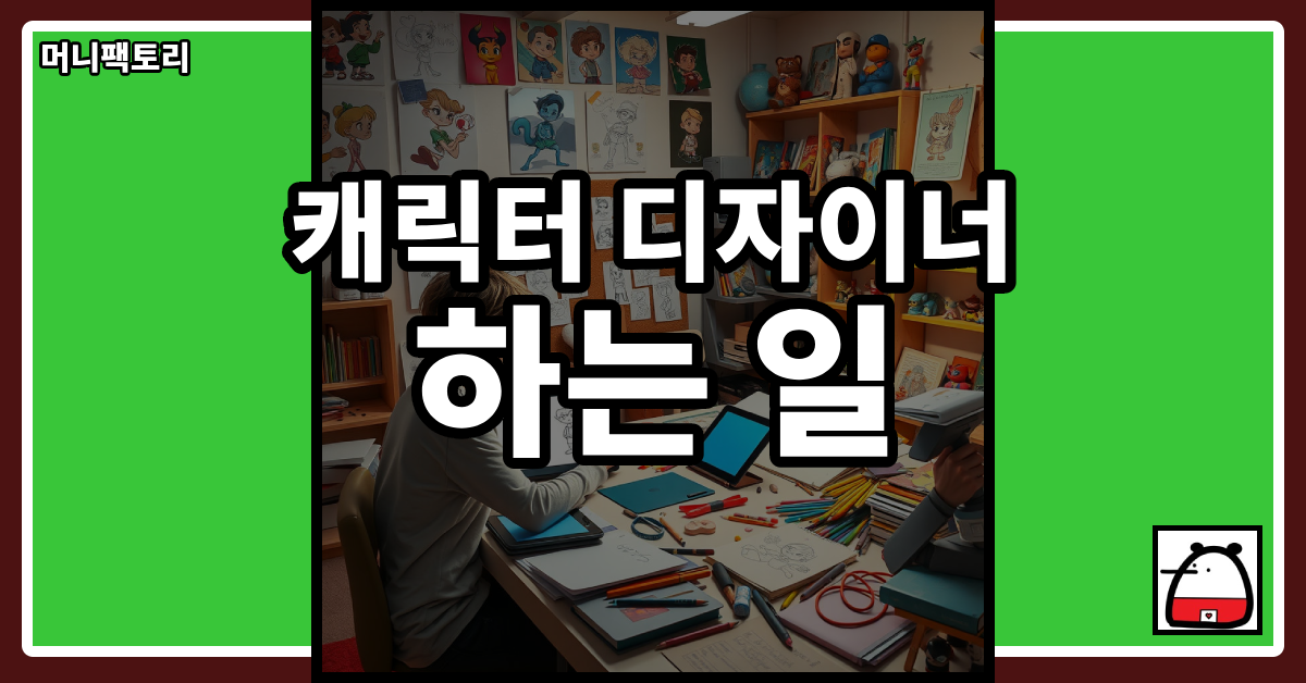 캐릭터디자이너하는일