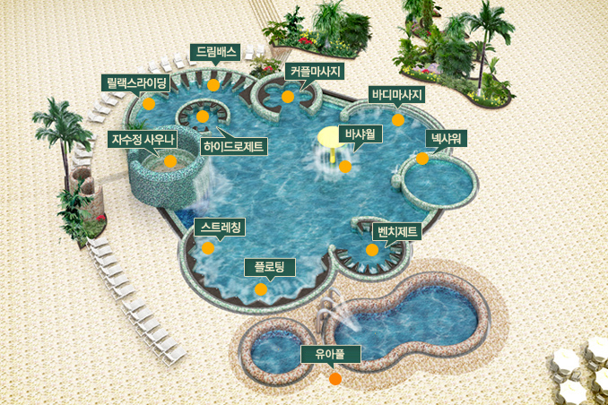 실내바데풀 지도