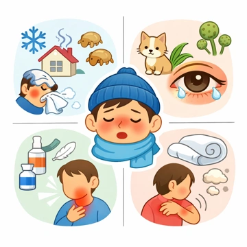 겨울철 알레르기 증상 부위별 특징7