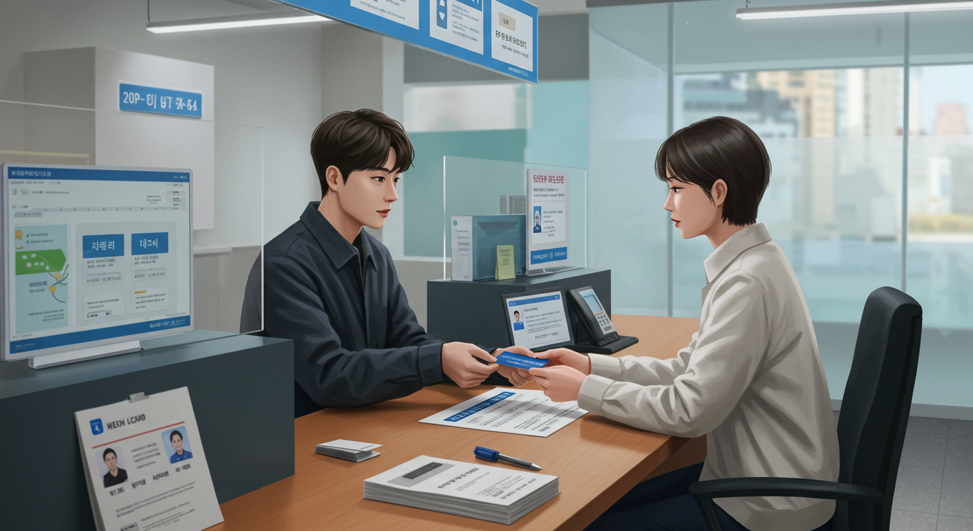 은행 체크카드, 모바일 카드 재발급