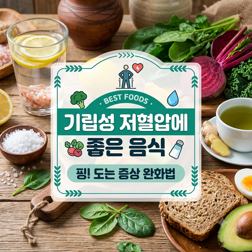 기립성 저혈압에 좋은 음식