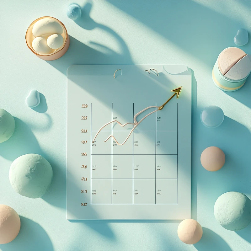 일정한 날짜에 연금 ETF 적립식 투자, 장기 복리 성장률을 보여주는 성장 그래프, 2025년 연금 투자 적립 전략, 금융 목표 달성, 미래 자산 증식 방법