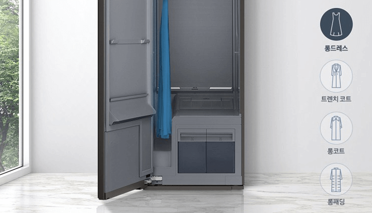 삼성 비스포크 에어드래서의 다양한 옷 길이 가능
