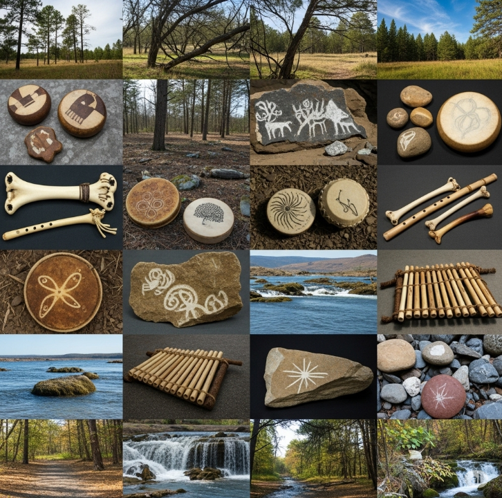 선사시대 소리 관련 사진