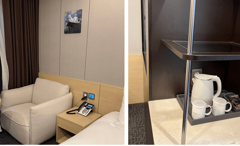 전화기-커피포트기-커피-티