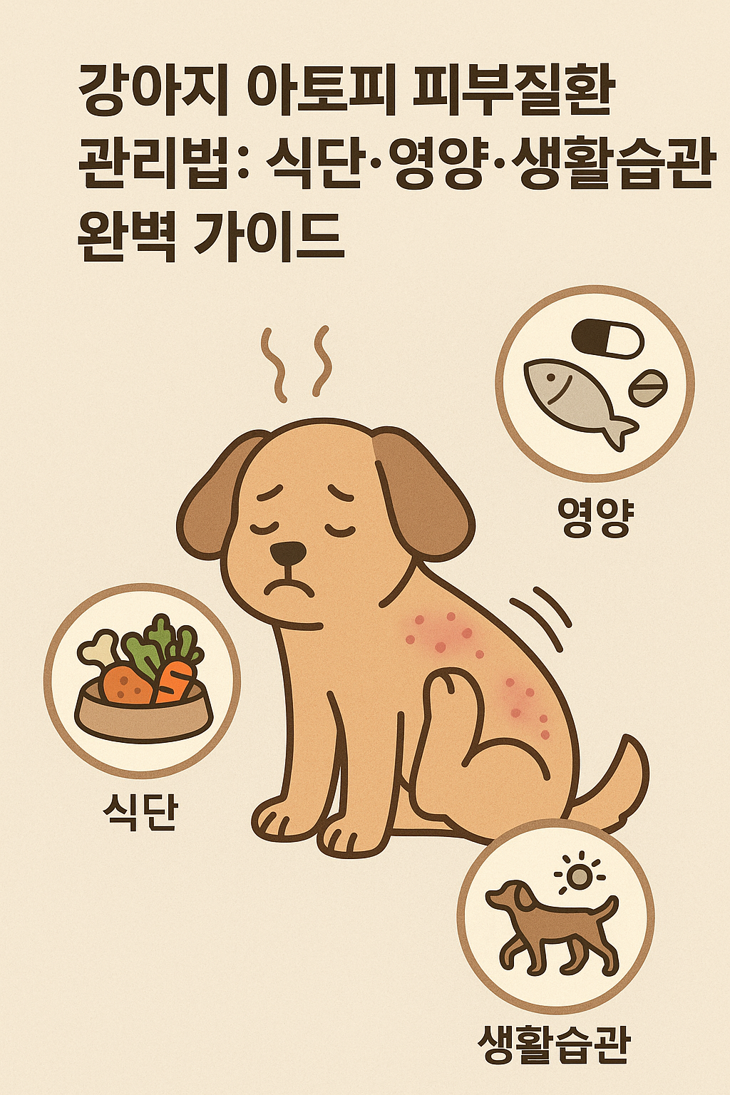 강아지 아토피 피부질환