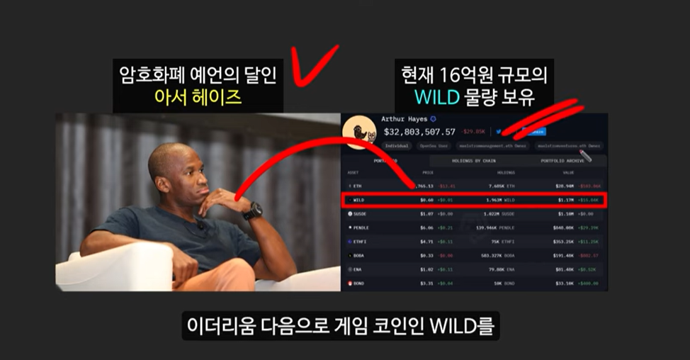 비트코인 천재 분석가 아서 헤이즈의 예언: 1억 배 상승할 게임 코인, 로카