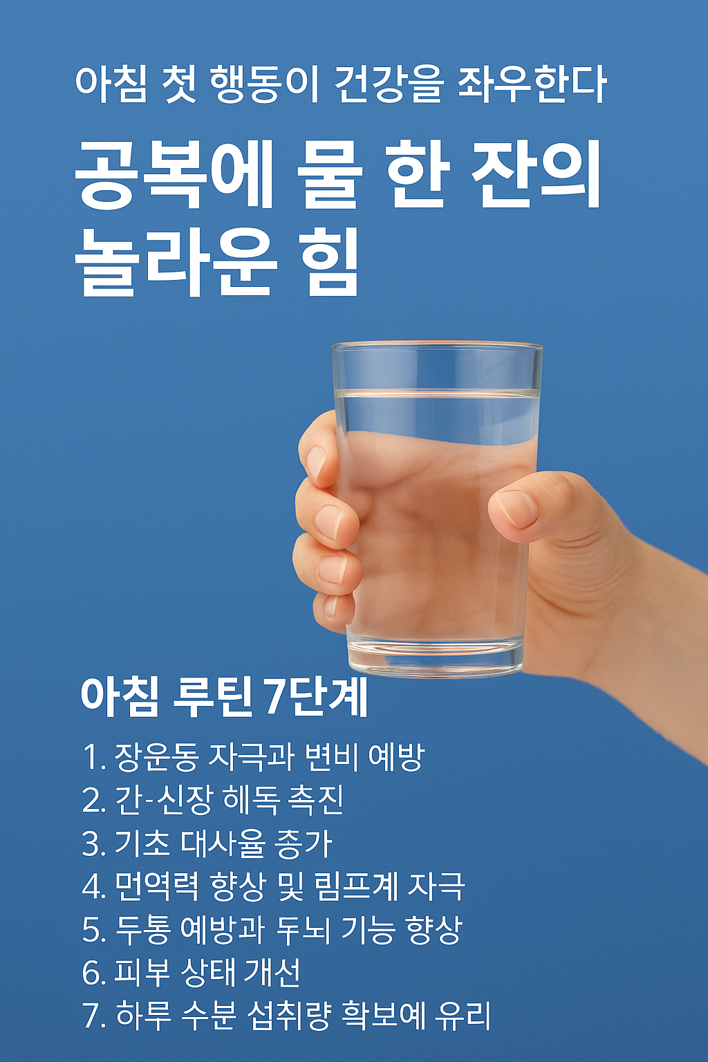 아침 공복에 물 마시기, 정말 효과 있을까? 관련 사진