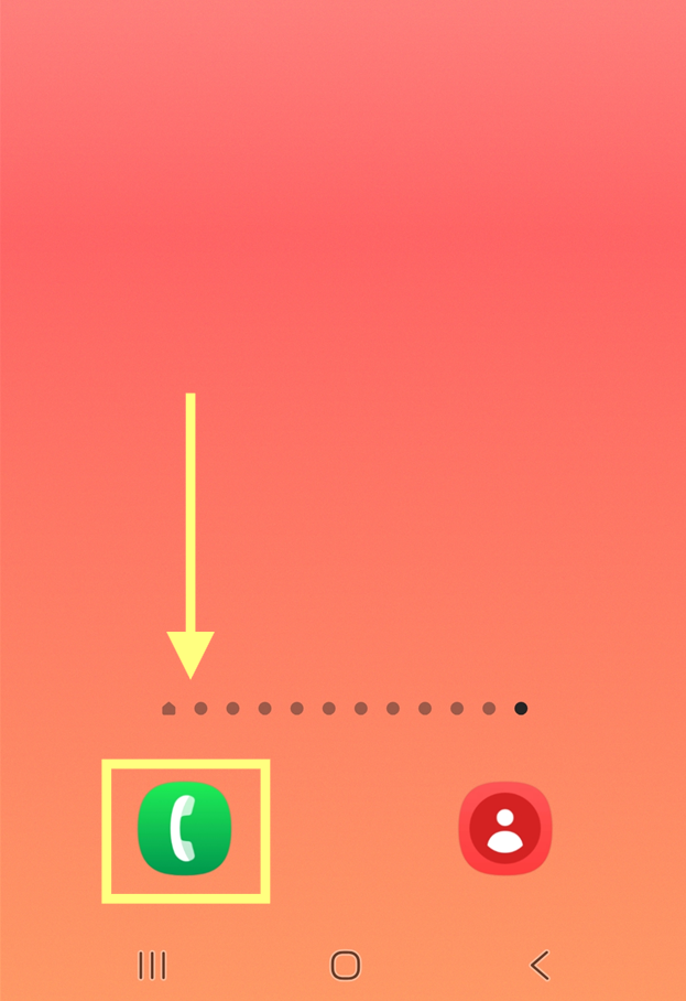 방법 1: 전화 앱 실행하기