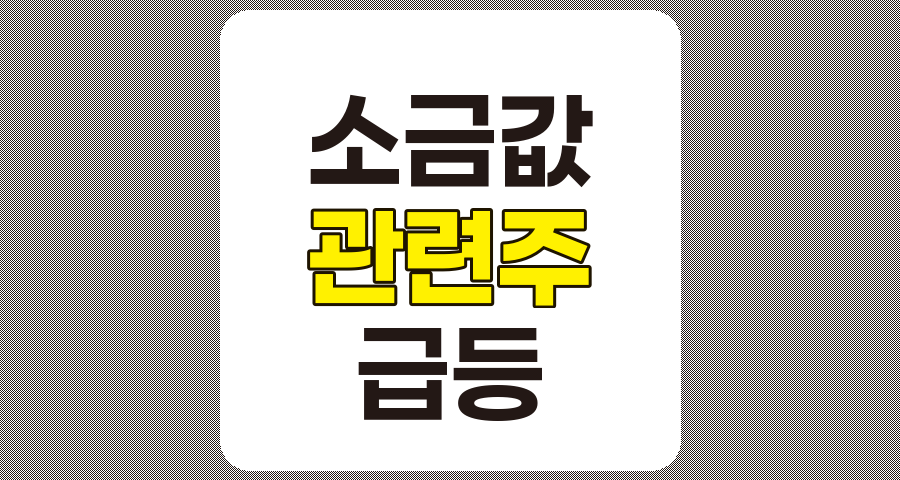 소금 관련주 급등과 소금값 급등 현상 분석