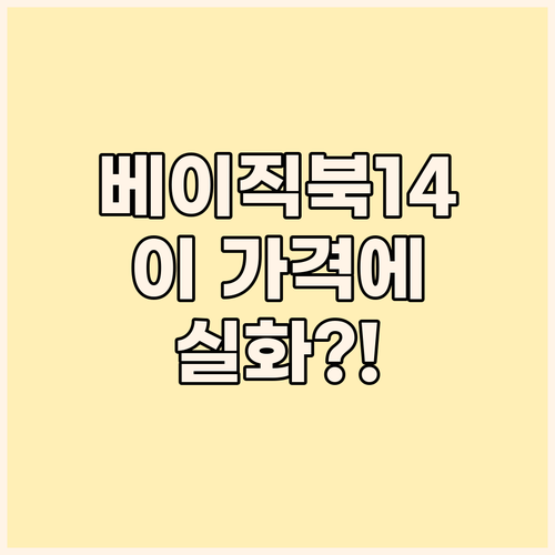 2024 베이직북14 써보니.. 이 ..