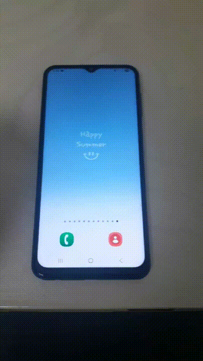 2. 다시 한 번 더 아래로 쓸어내리기