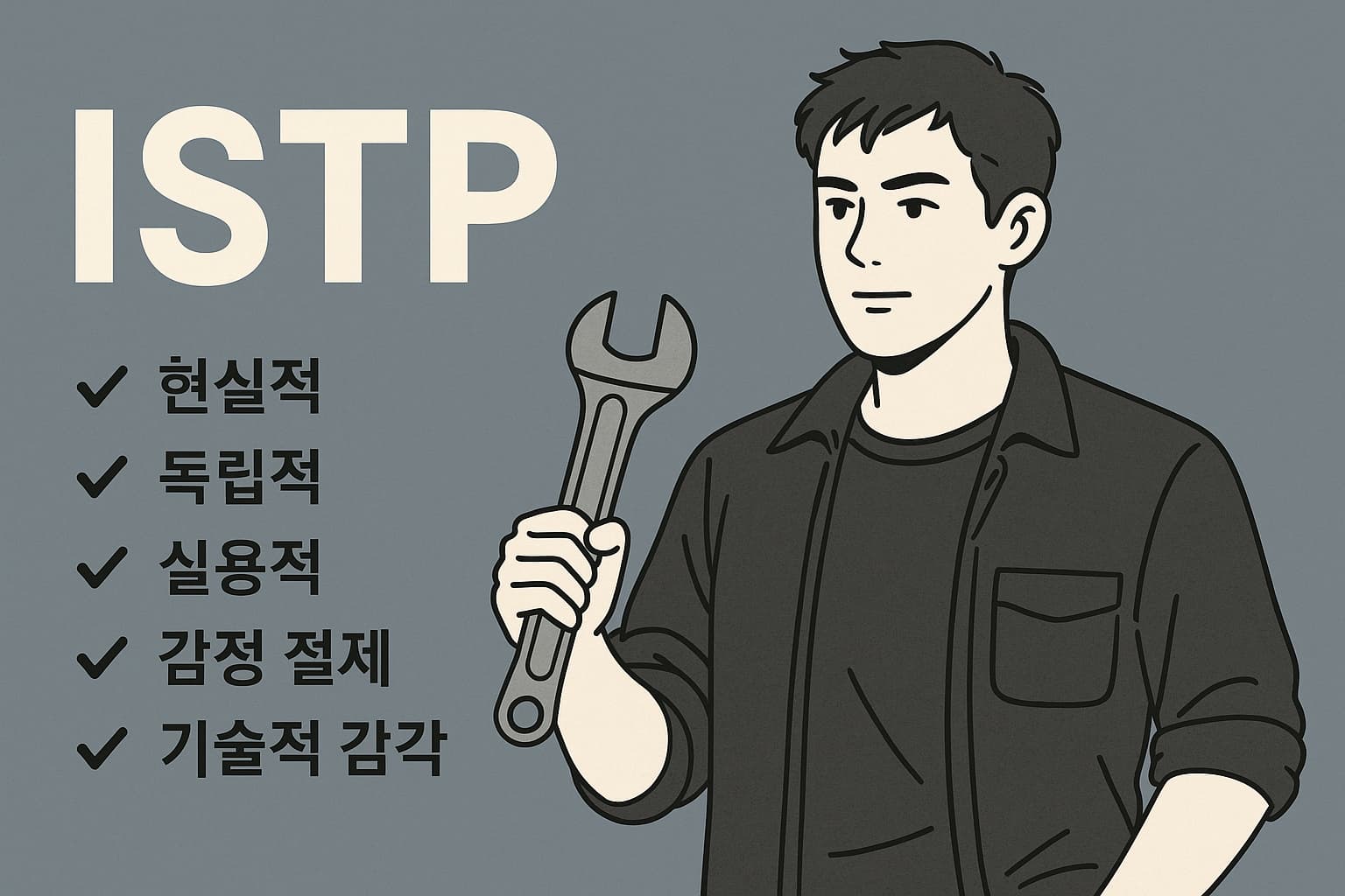 ISTP 특징관련한 이미지