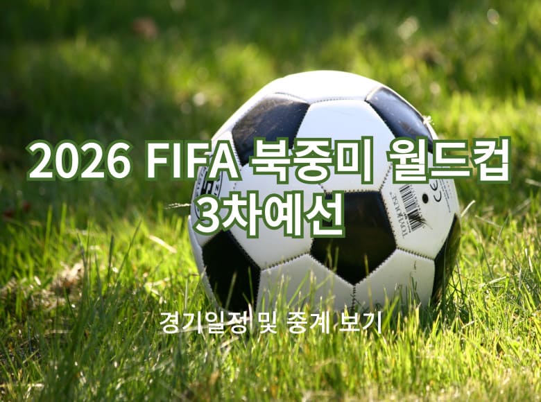 피파월드컵 축구 3차예선 경기 바로가기