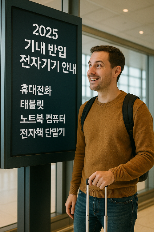 2025년 기내 반입 전자기기 완벽 가이드 ✈️