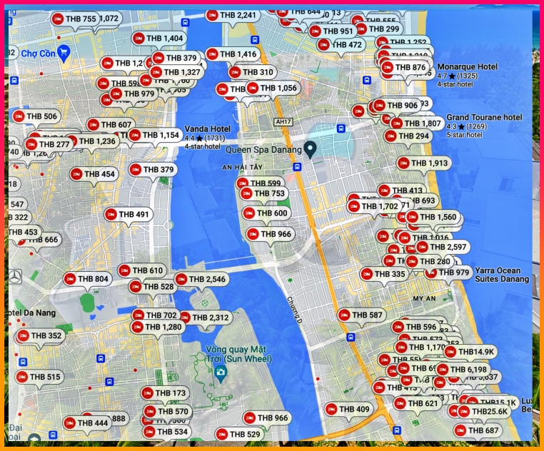 다낭 호텔 가격