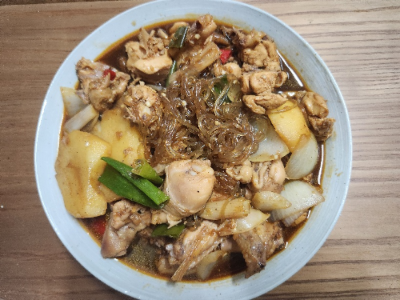 완성된 찜닭