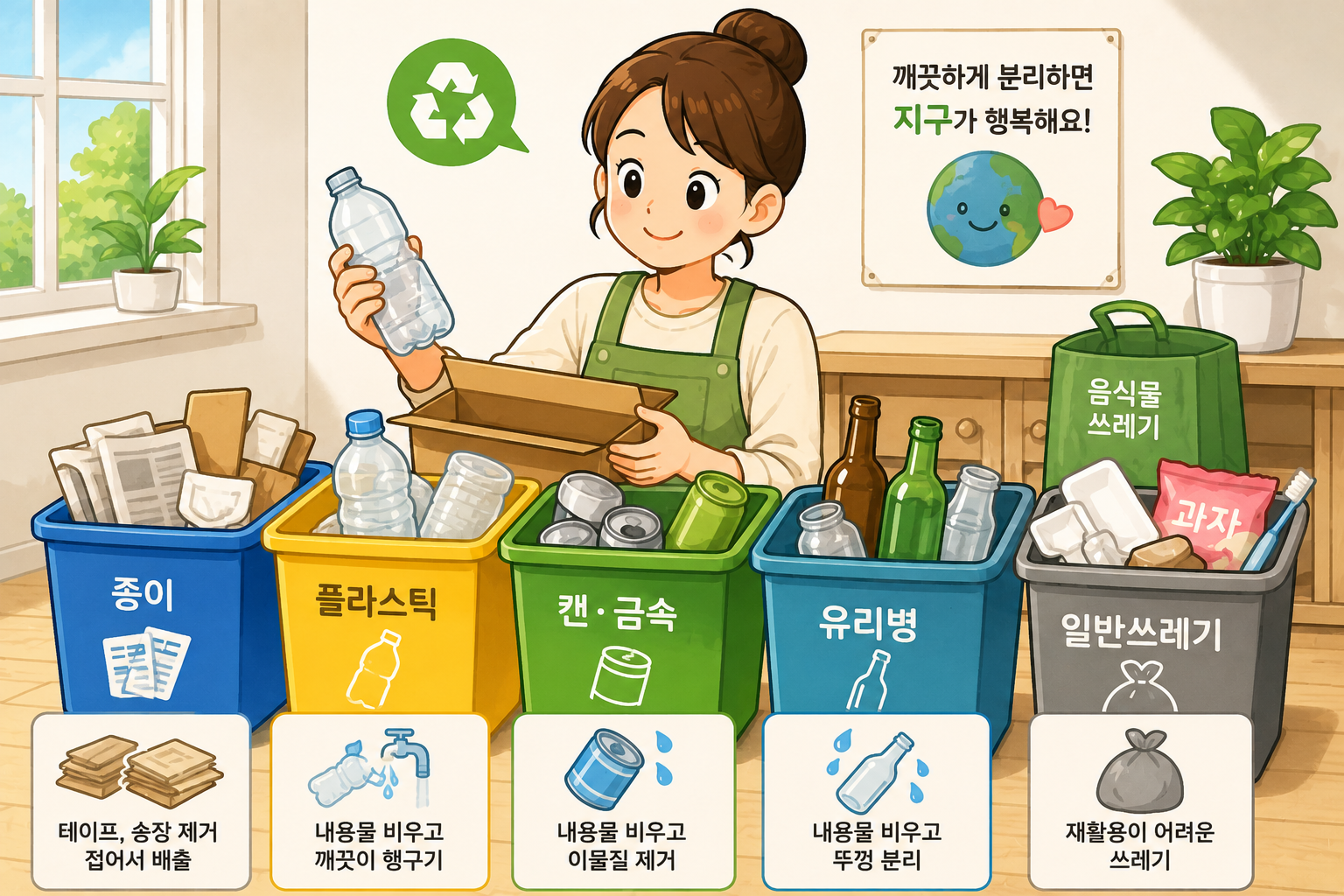 가정 쓰레기 분리수거 방법