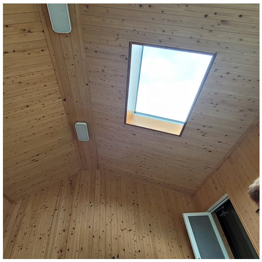 꿈두레 도서관 천장