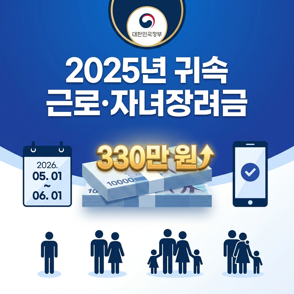 2025년 귀속 근로&middot;자녀장려금 정기 신청