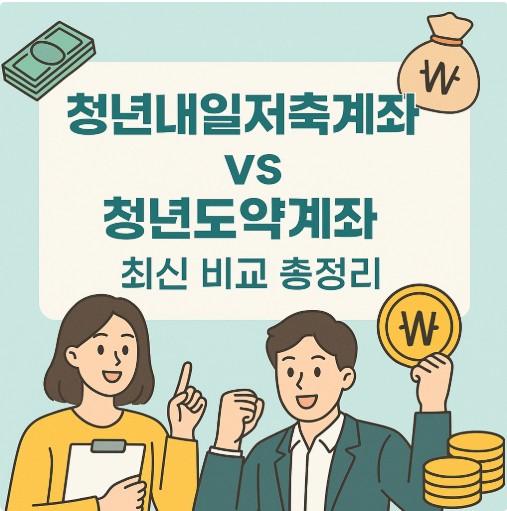 청년내일저축계좌vs청년도약계좌 최신 비교 총정리