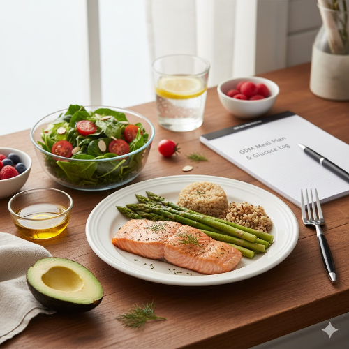 임신성 당뇨 관리를 위한 건강한 식단관리 예시