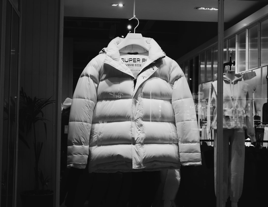 Padded coat.