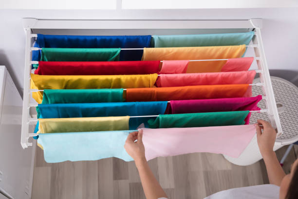 실내 빨래 건조 사진